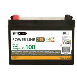 batterie Power Line GEL 100 AH