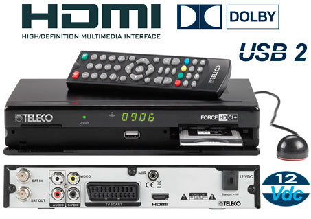 DEMODULATEUR NUMERIQUE SAT HDTV  FORCE HD CI+